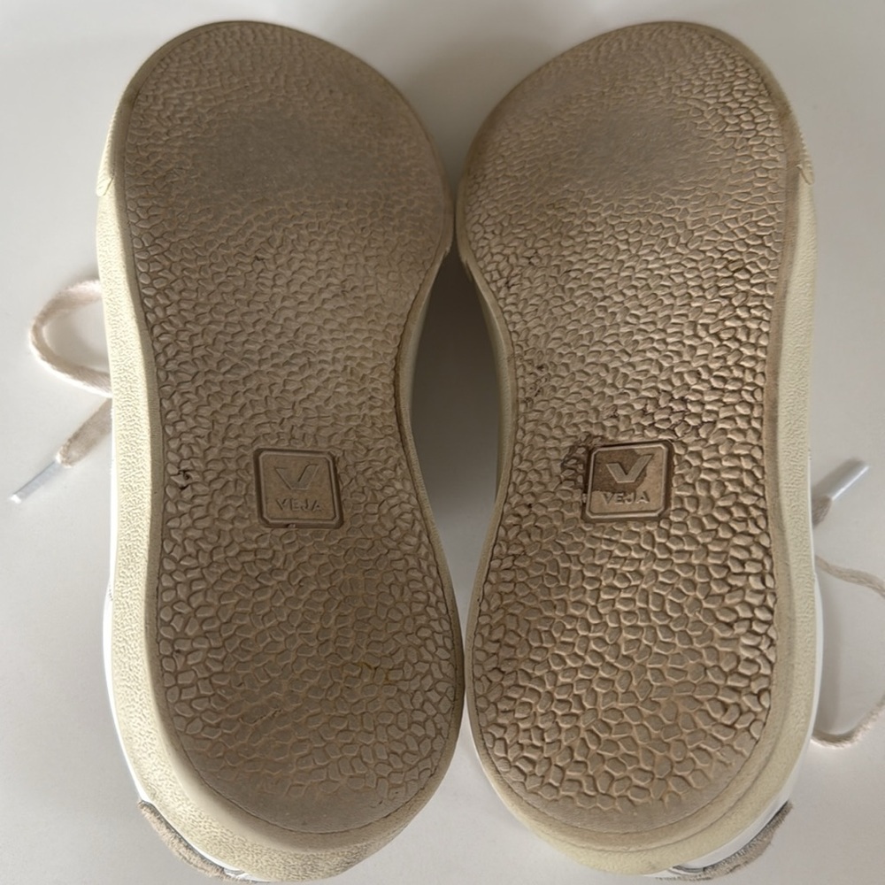 VEJA Esplar Leather Logo Sneakers in White Color  Womens Size 7 - Picture 11 of 16